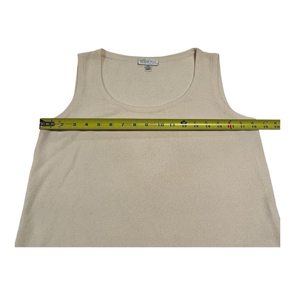 St. John Sport Santana Knit‎ Beige Color Tank Top Wool/ Rayon Blend Small - Picture 6 of 14